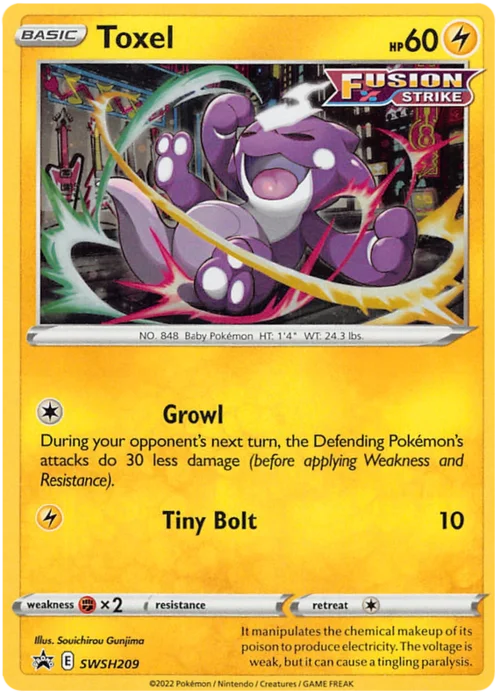 Toxel — SWSH Black Star Promos