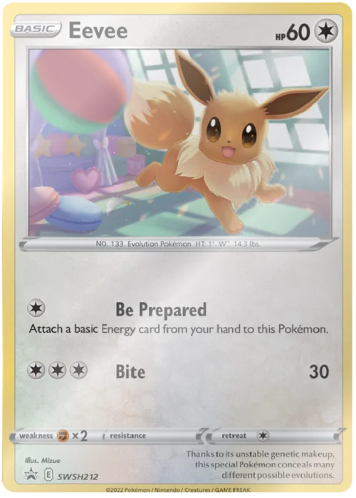 Eevee — SWSH Black Star Promos