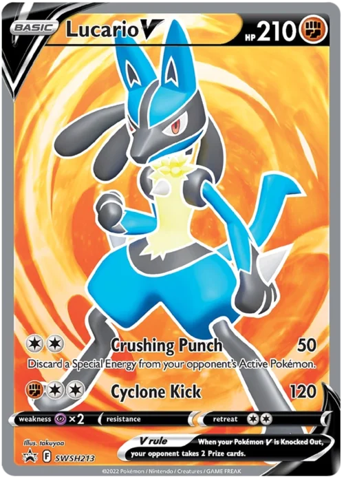 Lucario V — SWSH Black Star Promos