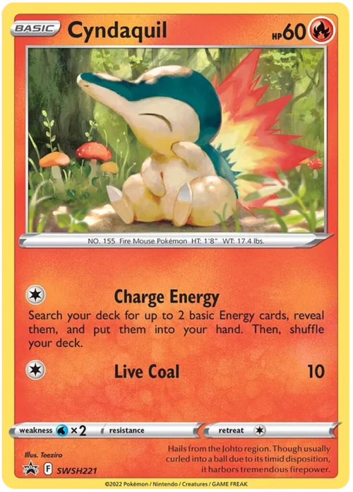 Cyndaquil — SWSH Black Star Promos