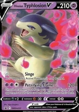 Hisuian Typhlosion V — SWSH Black Star Promos