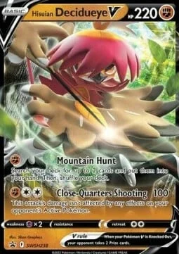 Hisuian Decidueye V — SWSH Black Star Promos