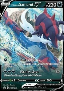 Hisuian Samurott V — SWSH Black Star Promos
