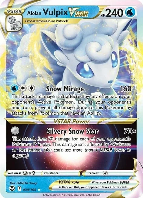 Alolan Vulpix VSTAR — Silver Tempest