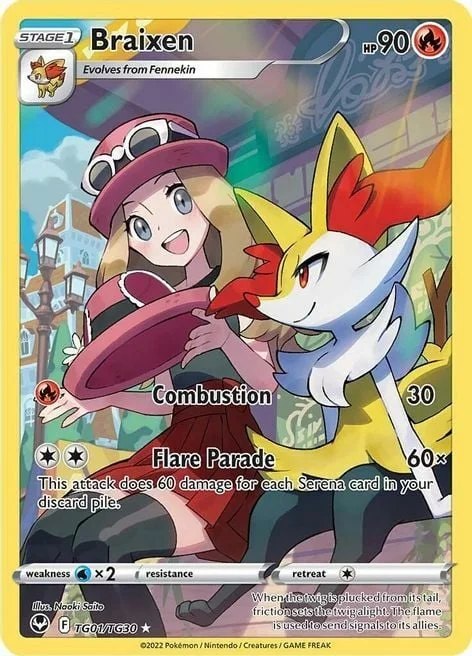 Braixen — Silver Tempest