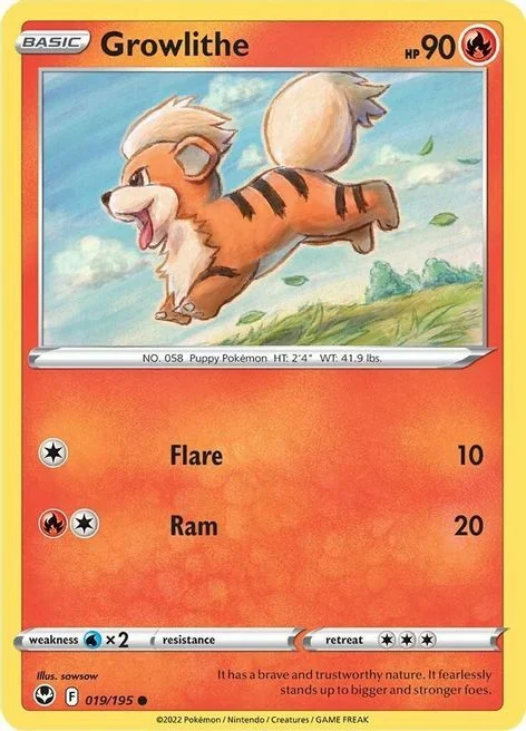Growlithe — Silver Tempest
