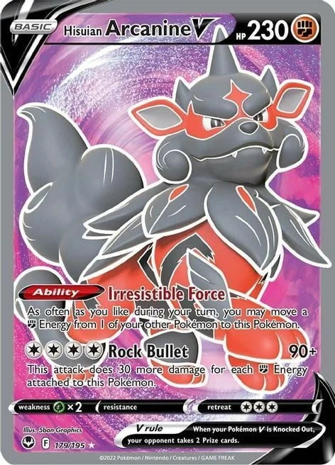 Hisuian Arcanine V — Silver Tempest
