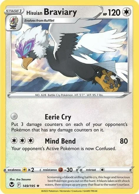 Hisuian Braviary — Silver Tempest