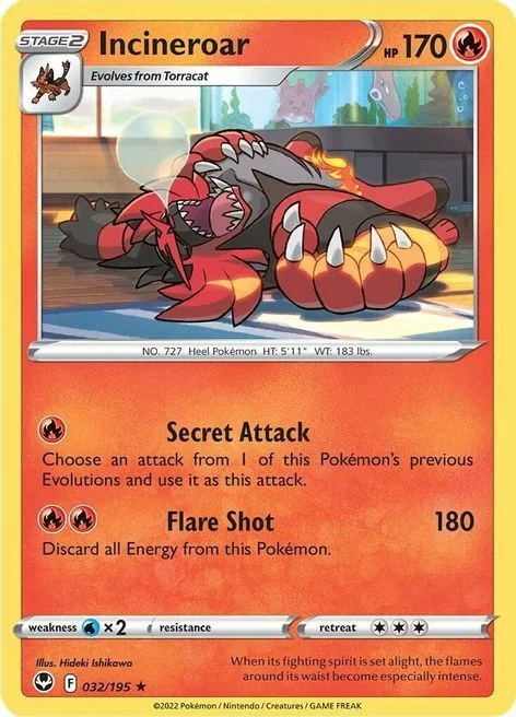 Incineroar — Silver Tempest