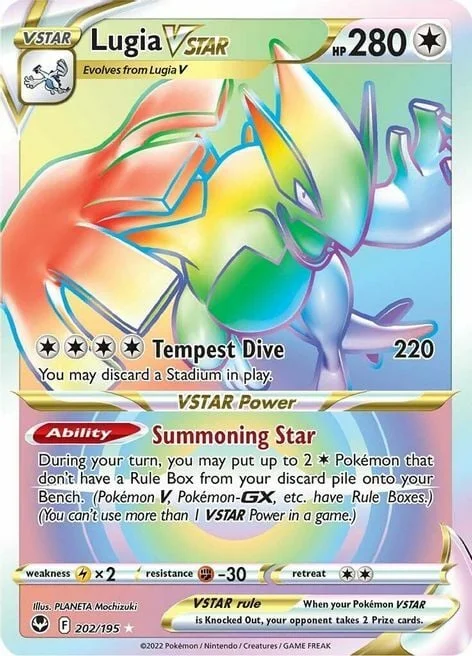 Lugia VSTAR — Silver Tempest