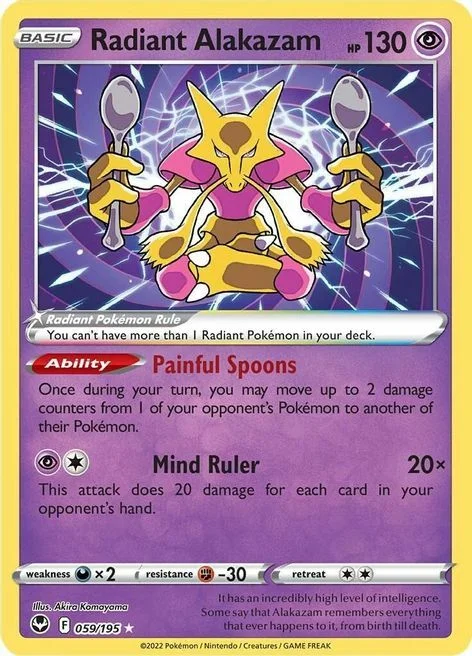 Radiant Alakazam — Silver Tempest