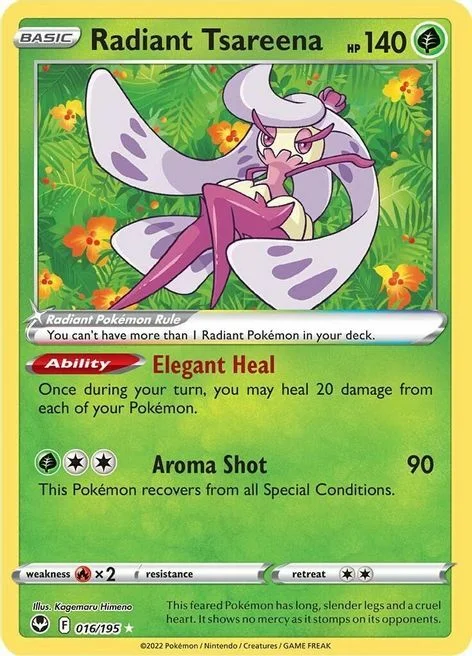 Radiant Tsareena — Silver Tempest