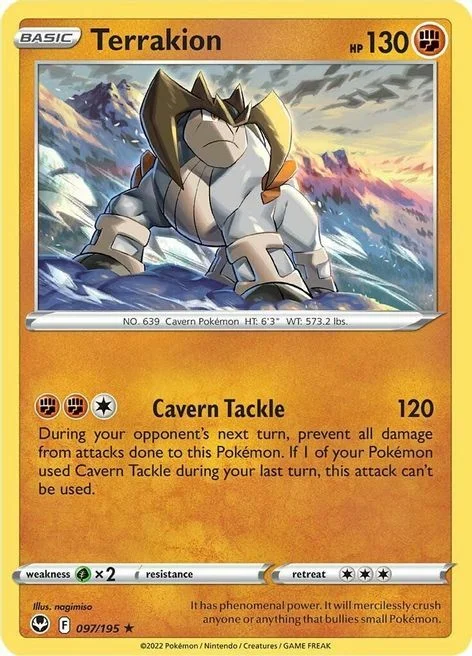 Terrakion — Silver Tempest