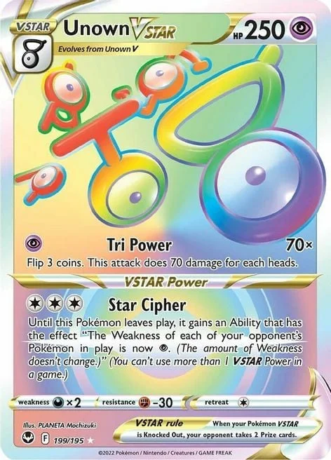 Unown VSTAR — Silver Tempest