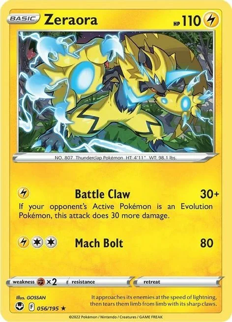 Zeraora — Silver Tempest