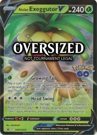 Alolan Exeggutor V — SWSH Black Star Promos