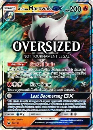 Alolan Marowak GX — SM Black Star Promos