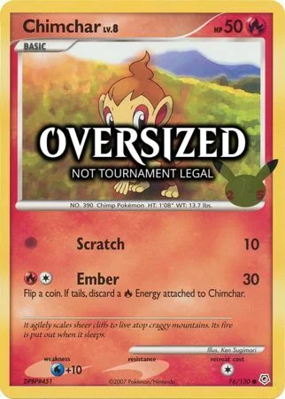 Chimchar Lv.8 — First Partner Pack