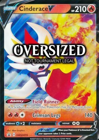 Cinderace V — SWSH Black Star Promos