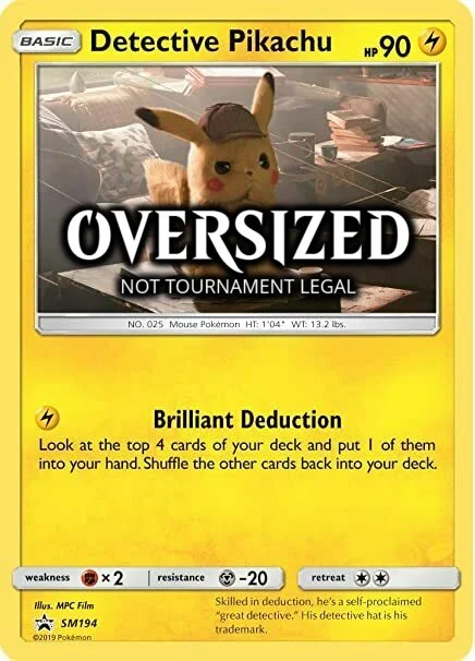 Detective Pikachu — SM Black Star Promos