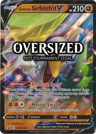 Galarian Sirfetch'd V — SWSH Black Star Promos