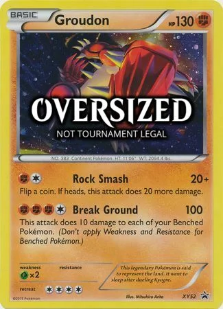 Groudon — XY Black Star Promos
