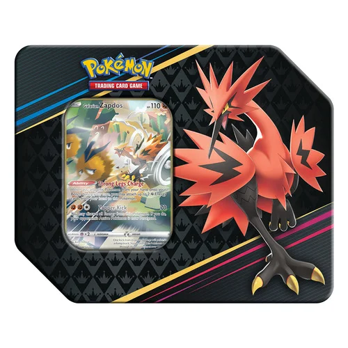 Crown Zenith: Galarian Zapdos Big Tin — Crown Zenith