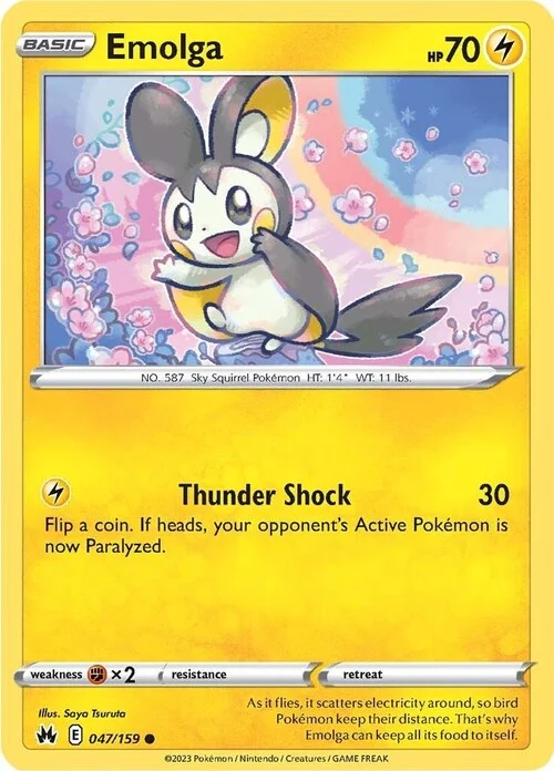Emolga — Crown Zenith