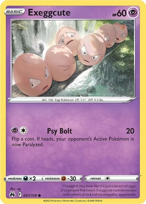 Exeggcute — Crown Zenith
