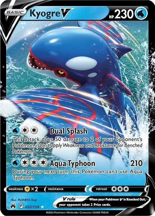 Kyogre V — Crown Zenith