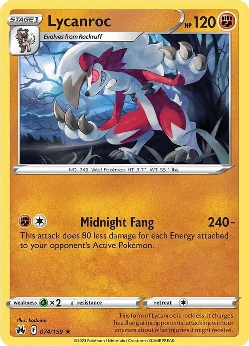 Lycanroc — Crown Zenith