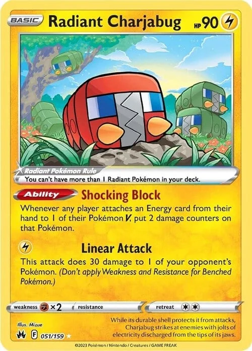 Radiant Charjabug — Crown Zenith