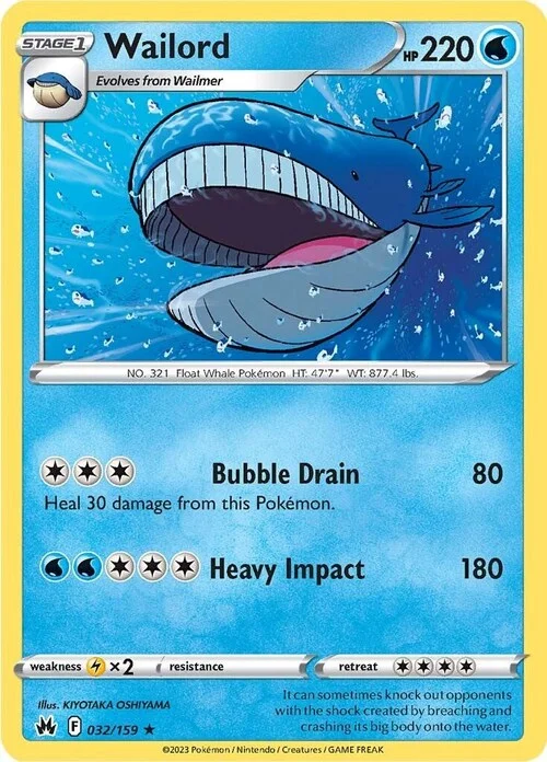 Wailord — Crown Zenith