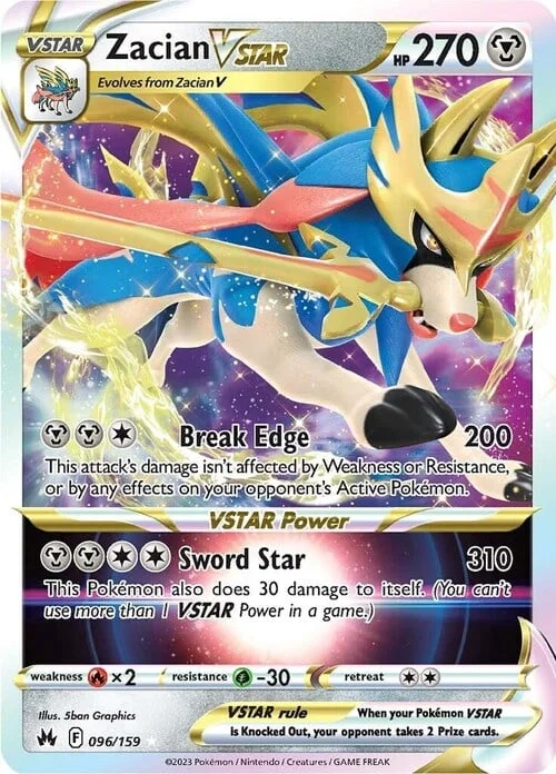 Zacian VSTAR — Crown Zenith