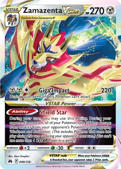 Zamazenta VSTAR — Crown Zenith
