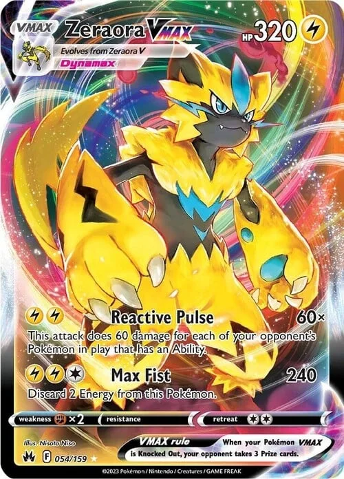 Zeraora VMAX — Crown Zenith