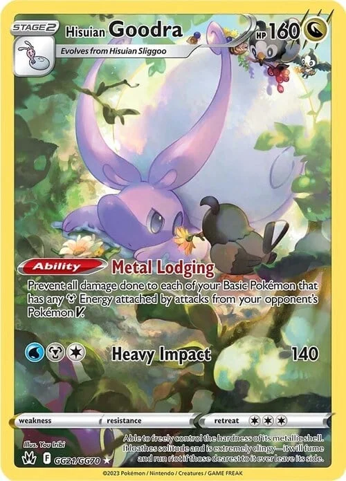 Hisuian Goodra — Crown Zenith