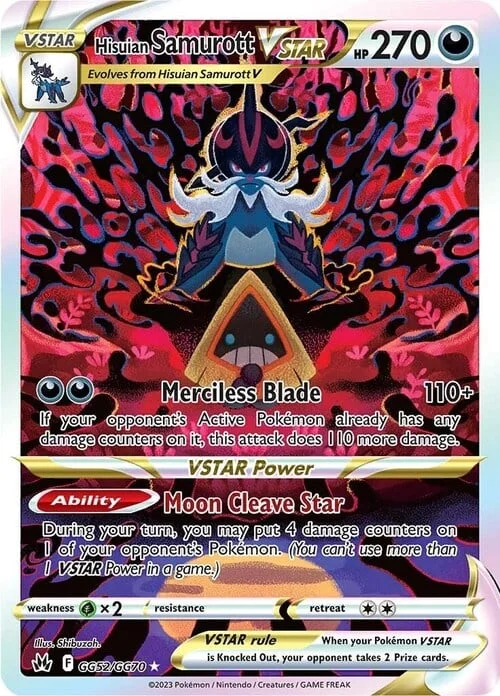Hisuian Samurott VSTAR — Crown Zenith