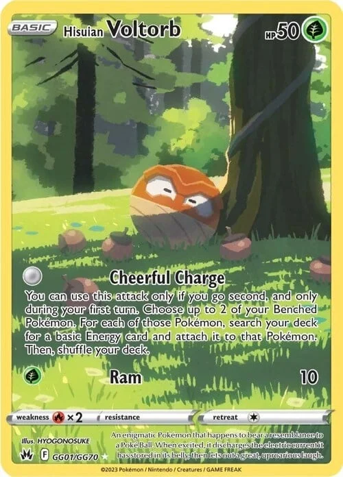 Hisuian Voltorb — Crown Zenith