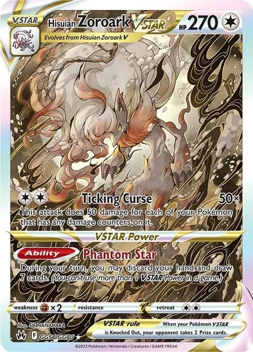 Hisuian Zoroark VSTAR — Crown Zenith
