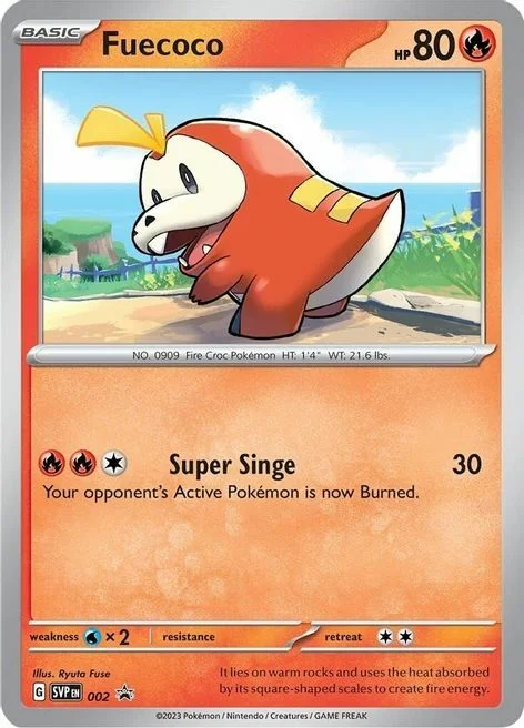 Fuecoco — SV Black Star Promos