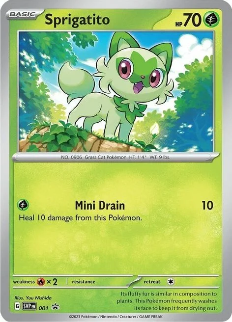 Sprigatito — SV Black Star Promos