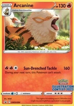Arcanine — SWSH Black Star Promos