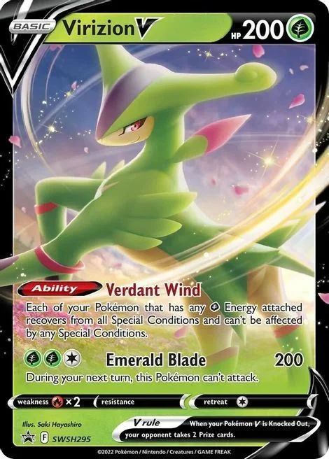 Virizion V — SWSH Black Star Promos