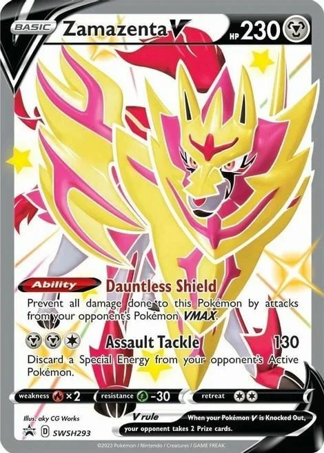 Zamazenta V — SWSH Black Star Promos