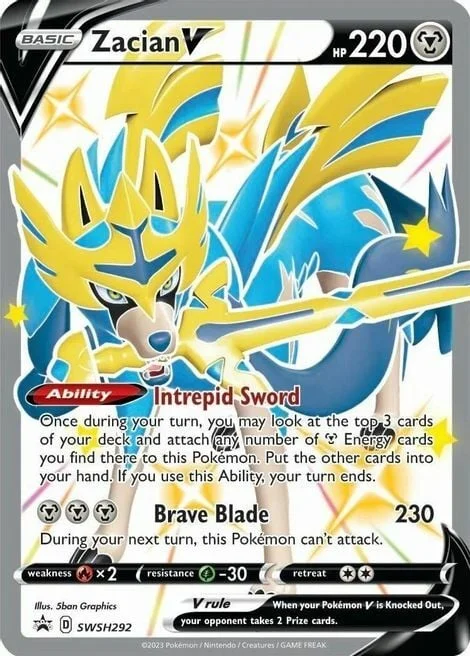 Zacian V — SWSH Black Star Promos