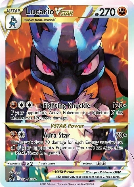 Lucario VSTAR — SWSH Black Star Promos