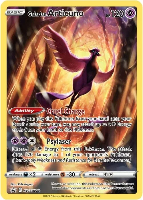 Galarian Articuno — SWSH Black Star Promos