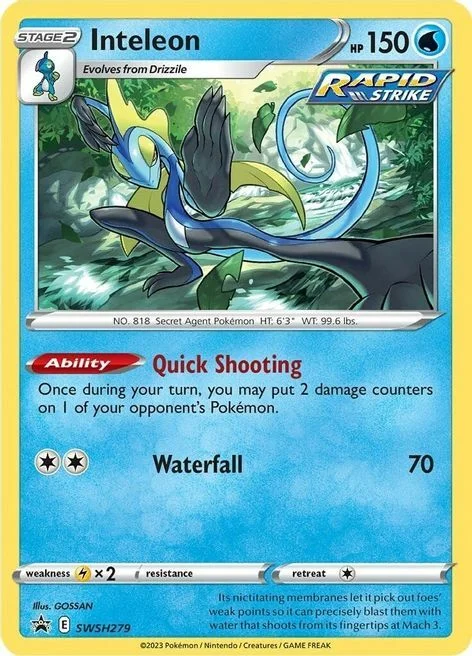 Inteleon — SWSH Black Star Promos