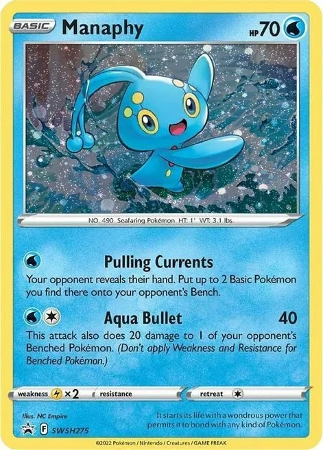Manaphy — SWSH Black Star Promos